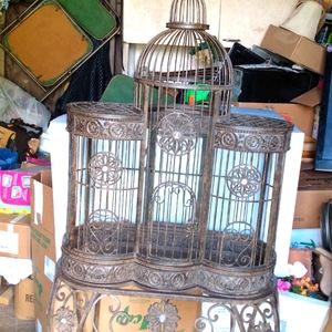 Cast Iron Bird Cage